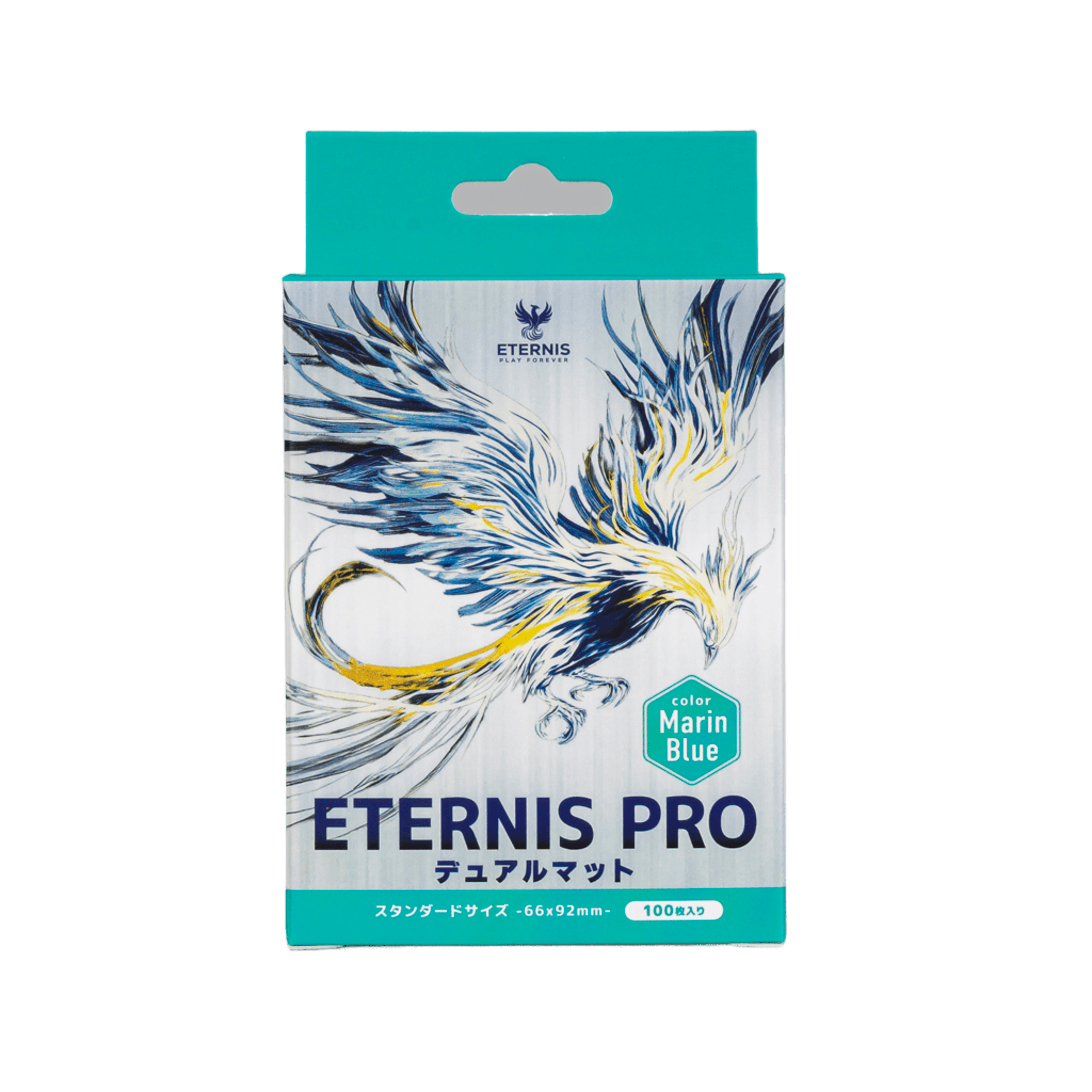 ETERNIS PRO デュアルマットスリーブ 66x92mm - 100枚 – Marin Blue - 標準サイズ