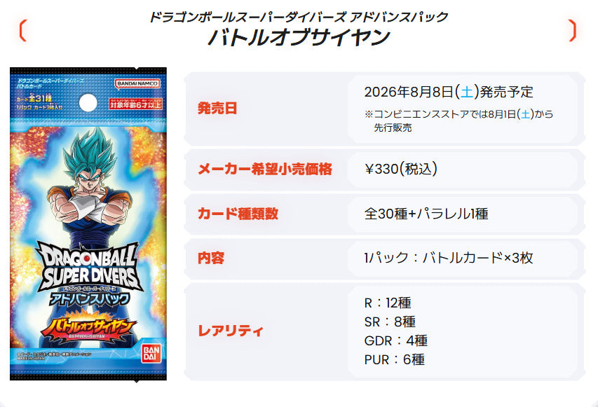 ドラゴンボールスーパーダイバーズ バトルオブサイヤン