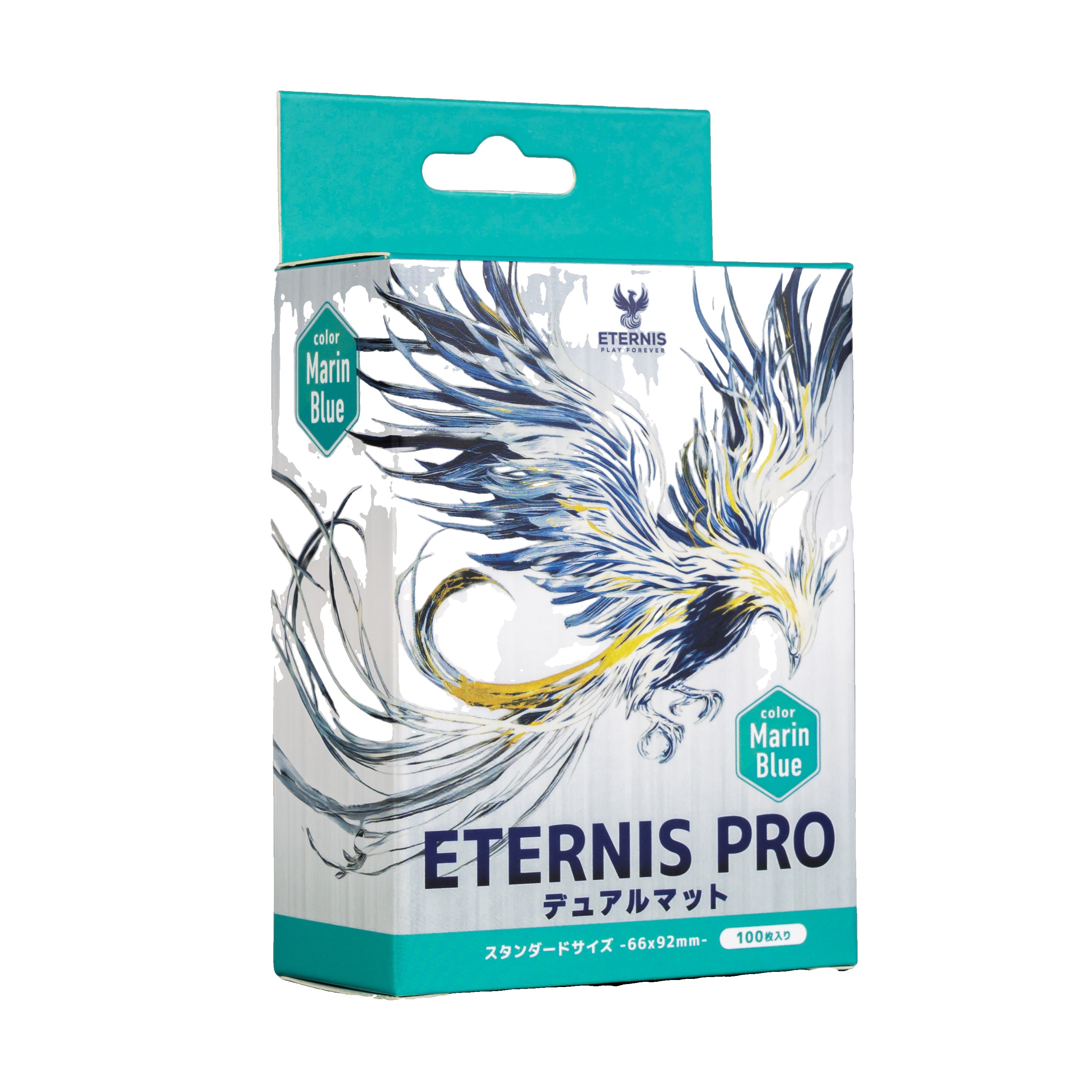 ETERNIS PRO デュアルマットスリーブ Marin Blue 正面
