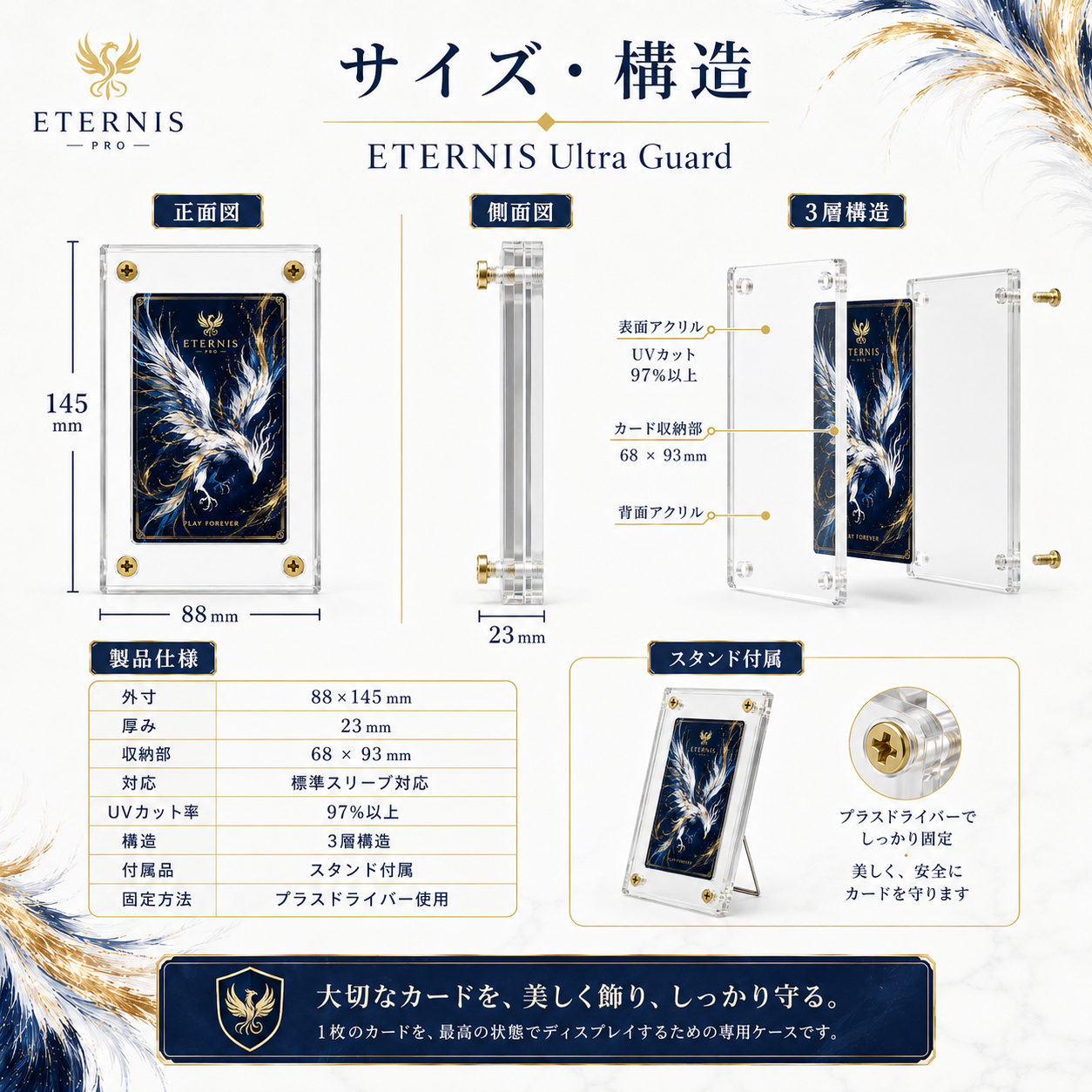 ETERNIS Ultra Guardのサイズ・構造・仕様