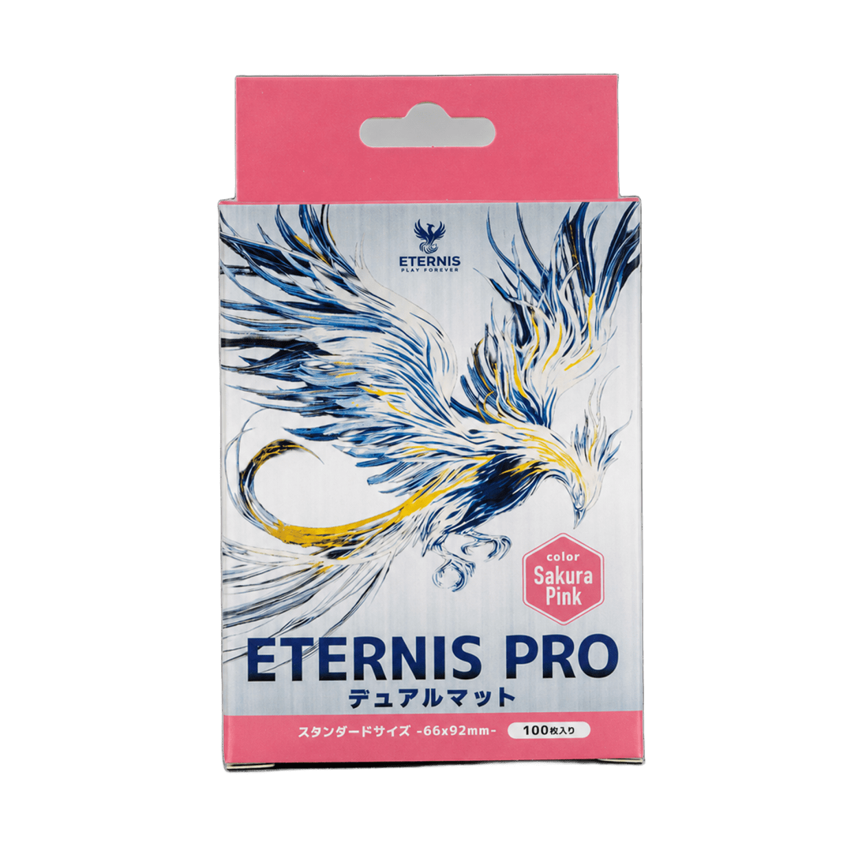 ETERNIS PRO デュアルマットスリーブ 66x92mm - 100枚 – Sakura Pink - 標準サイズ